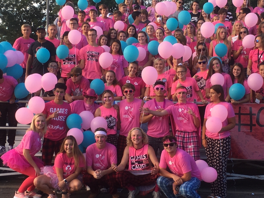 student section at game for the cause